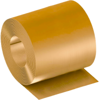 Фольга бронзовая 0,1x1500 мм (100 мкм) БрКМц3-1 ГОСТ 4748-2021