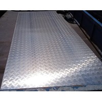 Лист алюминиевый рифленый квинтет 1x2000x3000 мм АМг2 ГОСТ 21631-2023