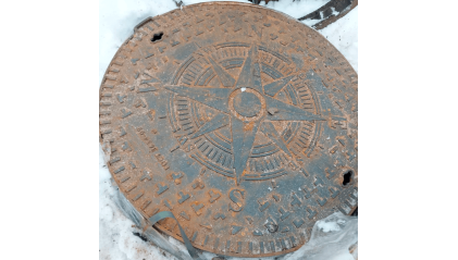 люк чугунный С (В125) круглый 550 мм СЧ35 купить в Рязани